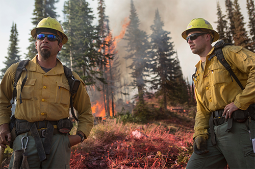 Idaho Panhandle Hotshots, Rice Ridge Fire, Seeley Lake, MT