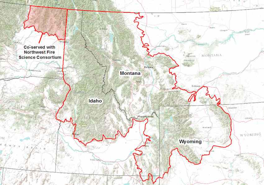 Map of the NRFSN boundary