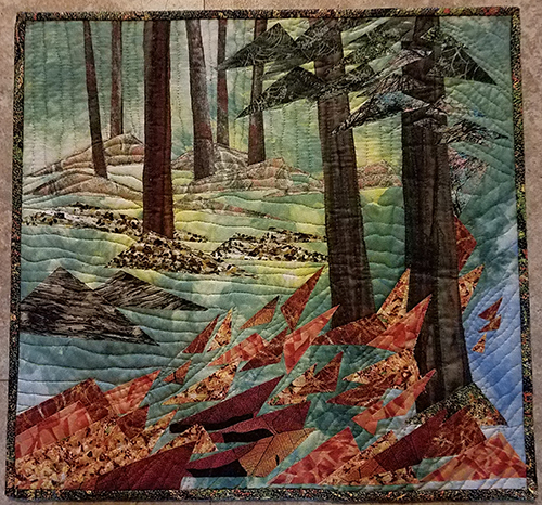 Prescribed fire on textile