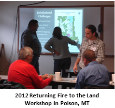 2012 Returning Fire to the Land Workshop in Polson, MT